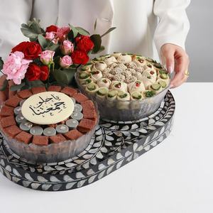 Best Choice High Quality Mother of Pearl Shell Inlaid <b>Chocolate</b> Tray <b>Ramadan</b> Eid Holiday Wholesales From Vietnam - Product Image 2