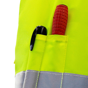 Veste de sécurité réfléchissante haute visibilité avec poches et fermeture éclair Veste de sécurité pour travailleurs Vêtements unisexes Vestes réfléchissantes - Product Image 6