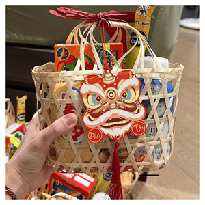 Cesta de Regalo de Bambú, Cesta Artesanal de Bambú para Conjuntos de Regalo, Uso Promocional y Decoración del Hogar, Vietnam - Product Image 4