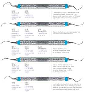 Instrumentos quirúrgicos dentales manuales Gracey, escaladores rígidos eficaces y curetas Langer para escalar - Product Image 1