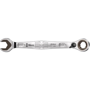 Llave de Trinquete Reversible Joker de 12 mm, Blanca, de Boca Abierta, 171 mm de Longitud, con 15 Anillos, Producto WERA - Product Image 1