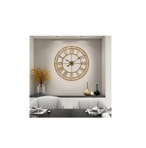 Produit fait à la main de luxe en laiton métal horloge murale forme circulaire brillant poli horloge murale pour très bonne qualité en laiton horloge murale - Product Image 6