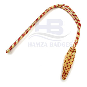 Insignias HAMZA, Nudo de Espada Trenzado Clásico, Borlas Elegantes, Tela Ligera, Duradera y Ecológica, Colores y Tamaños Personalizables, OEM - Product Image 3