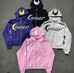 เสื้อฮู้ดผ้าฝ้ายมีฮู้ดสำหรับผู้ชายและผู้หญิงเสื้อฮู้ดมาตรฐานไร้สายน้ำหนัก400กรัม100% - Product Image 1