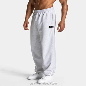Pantalon de jogging décontracté pour homme, style hip-hop, ample, en toile épaisse, respirant, écologique, hiver, avec cordon de serrage et poches, mélange de coton - Product Image 3