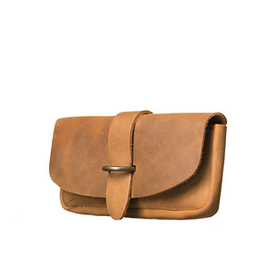 Estuche de gafas de cuero marrón personalizado de gran venta 2024, accesorios de gafas corporativas de diseñador para mantener seguras las especificaciones y las gafas de sol - Product Image 3