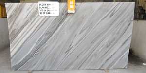 Losa y azulejo de mármol blanco de calcita pulida moderna AP para pisos y encimeras de hoteles - Product Image 5