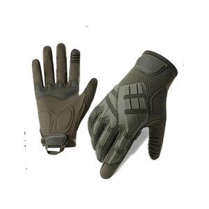 Cómodos guantes de ciclismo deportivos diarios para hombre con palma de cuero grueso transpirable y correa de muñeca ajustable - Product Image 1