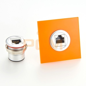 อะแดปเตอร์ Cat6 RJ45 ตัวเ<span class=keywords><strong>มี</strong></span>ย-ตัวเ<span class=keywords><strong>มี</strong></span>ย <span class=keywords><strong>แบบ</strong></span>ฝังในแผง ตัวเชื่อมต่อ RJ45 <span class=keywords><strong>แบบ</strong></span>ทะลุผ่าน สำหรับ<span class=keywords><strong>สาย</strong></span>เคเบิลเครือข่าย Ethernet LAN ใช้ได้กับ Cat5 และ Cat5e - Product Image 4