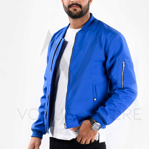 Servicio OEM, Chaqueta Bomber de Lona Personalizada para Hombre, Cuello Alto, Transpirable, Nueva Colección de Otoño - Product Image 2