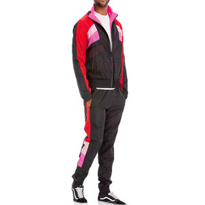 2025 mode porter manches longues hommes Nylon survêtement surdimensionné haute qualité hommes Nylon survêtement pour un usage décontracté - Product Image 5