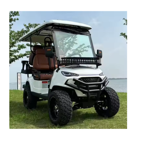 Modèle de voiturette de golf électrique 2024 avec batterie au lithium 72V 2 + 2 sièges pour la chasse et l'utilisation de la voiture - Product Image 6