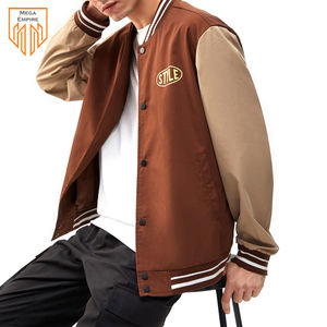 Chaqueta universitaria transpirable para hombre con logotipo personalizado estilo Hip Hop con su propio diseño ropa de hombre impresa - Product Image 6