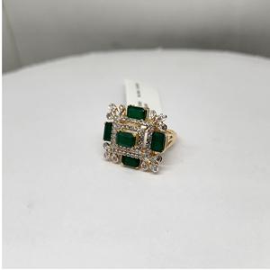 Anillo de Compromiso de Diamantes Naturales de 9K de Pureza Premium para Mujer, Chapado en Rodio, Certificación IGI, Exportación a Todo el Mundo - Product Image 1