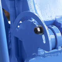 Machine à plier pneumatique TDF pour CVC, plieuse pneumatique de plaques, machine à plier manuelle pneumatique pour conduits d'air en tôle métallique