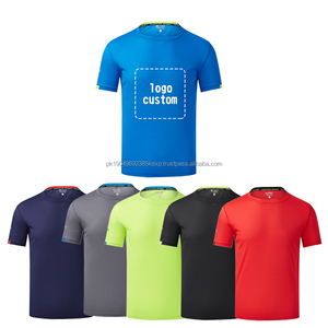 Breathable Blank Wholesale Custom logo <b>Men</b> Performance Quick <b>Dry</b> training <b>Mens</b> workout Gym <b>Fit</b> Fitness <b>T</b> <b>Shirt</b> - Product Image 3