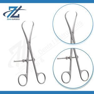 Fórceps de Reducción Manual Ajustable con Bloqueo, Fórceps de Sujeción Ósea de 135 mm, Instrumentos Quirúrgicos de Acero Inoxidable, Fabricante Pakistán - Product Image 3