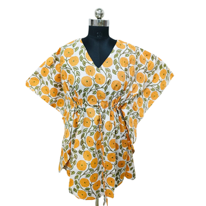 Kaftan court imprimé Jaipuri, vêtement pour femme, 1 pièce - Product Image 1