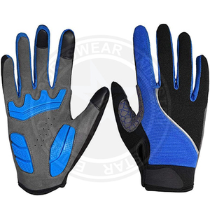 Guantes de Ciclismo Transpirables de Cuero/Fibra de Carbono Personalizados de Alta Calidad, Modelo Deportivo Star Evinced AY-NR-1005 para Exteriores - Product Image 2