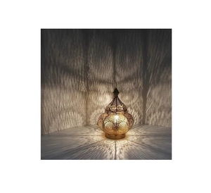 Lujosa linterna marroquí de metal Precio bajo Alta venta Diseño elegante de linterna exigente Linterna de metal de lujo hecha a mano - Product Image 2