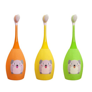 Cepillo de Dientes Eléctrico Recargable para Bebés, Diseño de Dibujos Animados, Plegable en Forma de U 360°, Alta Calidad, Precio Bajo, Venta al Por Mayor - Product Image 5