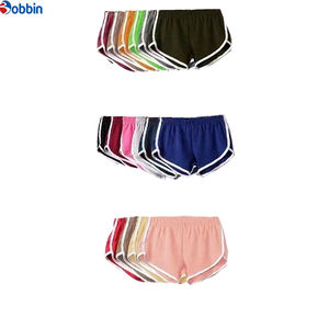BOBBIN INDUSTRIES Premium Quality Summer Women's <b>Shorts</b> <b>Plus</b> <b>Size</b> Solid Color Yoga Beach Pants <b>Elastic</b> Quick Dry Breathable - Product Image 3