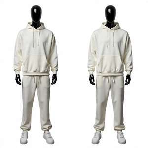 Conjuntos Deportivos Personalizados al por Mayor para Hombre, Tallas Grandes, con Logotipo Personalizado, de Alta Calidad, 100% Algodón, Felpa, Corte Holgado - Product Image 3