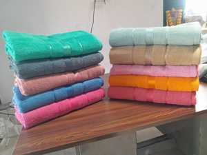 Serviette de visage 100% coton multicolore de qualité exportée Serviette de visage douce multi-usages Hôtel Maison Serviettes de visage personnalisées teintées en plaine OEM - Product Image 2