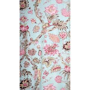 Nouvelle arrivée été, peignoir pour femme en coton 100% Kantha, fait main, respirant, doux, col en V, imprimé fruits - Product Image 4