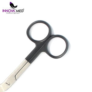 Tijeras quirúrgicas ortopédicas con impresión de logotipo personalizado con mango negro, base de instrumentos quirúrgicos, novedad - Product Image 6