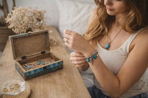 Caja de Joyería de Madera Artesanal de Alta Gama con Diseño Étnico Moderno, Opciones Personalizadas para Decoración de Dormitorios Premium, Precio al por Mayor - Product Image 5