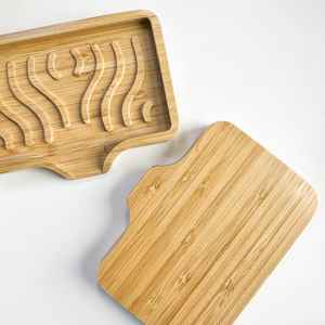 2025 plateau à savon en bois fabriqué à la main support de barre de savon Portable et Durable pour vanité de salle de bain et rangement de comptoir - Product Image 1