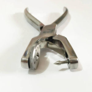 Kit de chirurgie d'outil de poinçon de perforateur de barrage en caoutchouc dentaire durable d'acier inoxydable/ciseaux chirurgicaux - Product Image 4