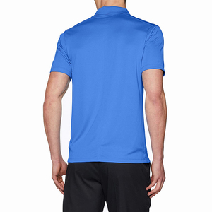 เสื้อโปโลกอล์ฟแขนสามส่วนเสื้อสวมหัวสีฟ้าสำหรับผู้ชายเสื้อโปโลทรงสลิมฟิตแห้งเร็ว - Product Image 2