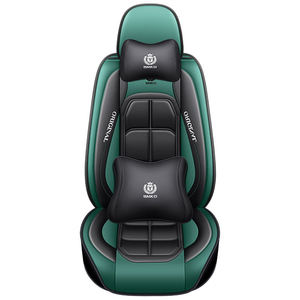 Housses de siège universelles en cuir pour voiture à cinq places, accessoires de décoration intérieure automobile 2022, vente chaude - Product Image 2