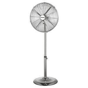 Ventilatore a piantana elettrico Kooper 50W argento, 4 pale, 40 cm (18 pollici), controllo meccanico, spina USA, certificato CB - Product Image 1