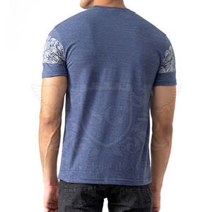 Camiseta personalizada de la mejor calidad para hombre El diseño más popular con técnica DTG de ajuste de gran tamaño acepta logotipo personalizado - Product Image 3