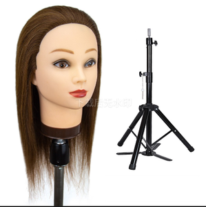 <span class=keywords><strong>ผม</strong></span>แท้บริสุทธิ์จากบราซิล ความหนาแน่น 200% วิกผมสำหรับฝึกตัดผม หัวหุ่นสำหรับโรงเรียนสอนเสริมสวย - Product Image 6