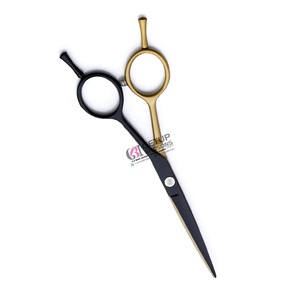 Tijeras Profesionales de Acero Inoxidable con Recubrimiento en Polvo de Dos Colores, Logotipo Personalizado, Herramienta de Corte para Peluquería y Salón de Belleza - Product Image 4