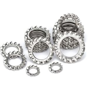 Rondelle dentelée en métal de qualité industrielle, fabriquée pour l'installation de structures en acier et les systèmes de jonction boulonnés à couple élevé - Product Image 4