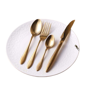 Herald 24-piece <b>Cutlery</b> <b>Set</b> - <b>Gold</b> - Product Image 5