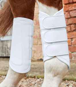 Bottes de brossage pour chevaux durables avec rembourrage absorbant les chocs, ajustement confortable, protection complète des jambes, bottes de brossage OEM ODM - Product Image 3