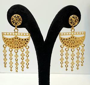 Colección Árabe Dubái, Juego de Joyería para Mujer Chapado en Oro de 24K, Diseño Único y Popular en Túnez y Libia, 2GRM Oro - Product Image 4