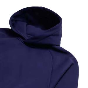 Otoño Invierno peso pesado 100% algodón bordado sudaderas con capucha personalizado impreso felpa engrosada Color sólido marca de moda para hombres - Product Image 4
