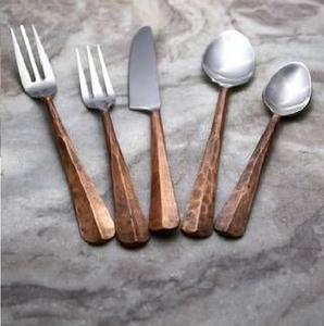 Couverts de luxe réutilisables en or Rose, ensemble de couverts en acier inoxydable 304, vente en gros, espace personnalisé, cadeaux de fête d'affaires élégants - Product Image 5