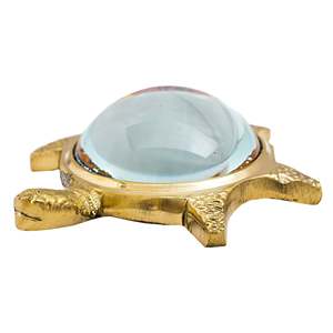 Tortuga Vastu de latón puro hecha a mano con Shree Yantra, placa artística única - Product Image 3