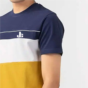 Camisetas Casuales de Manga Corta para Hombre, 100% Algodón, Tejido de Punto, Secado Rápido, Color Sólido, Ecológicas, con Logotipo Personalizado OEM, Precio al por Mayor 2025 - Product Image 6