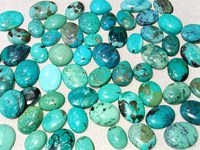 Pierre précieuse turquoise du Tibet, formes variées, cabochons en vrac pour la fabrication de bijoux, bagues, pendentifs, prix de gros