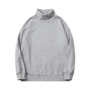 Pull d'hiver épais et chaud pour hommes, décontracté, à manches longues et à col haut 400g, col roulé en peluche. - Product Image 1