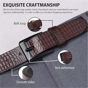 เข็มขัดหนังแท้พิมพ์ลายตามสั่ง สไตล์ใหม่ ขายดี แฟชั่นล่าสุด คุณภาพพรีเมียม หัวเข็มขัดเหล็กอัตโนมัติ - Product Image 3